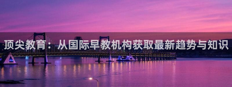 恒行3乃5O6917：顶尖教育：从国际早教机构获取最新趋势与知识