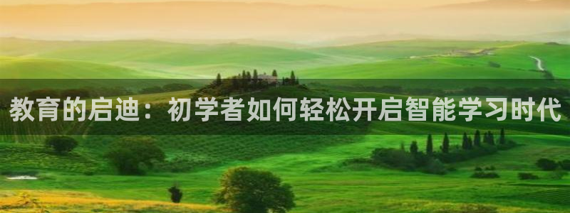 恒行娱乐蒋74OOO5：教育的启迪：初学者如何轻松开启智能学习时代