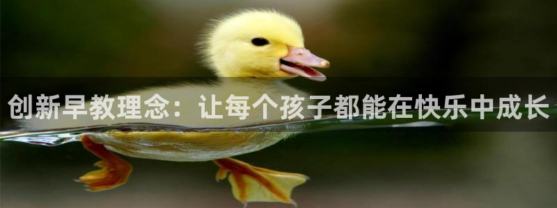 恒行娱乐寻问74 5：创新早教理念：让每个孩子都能在快乐中成长