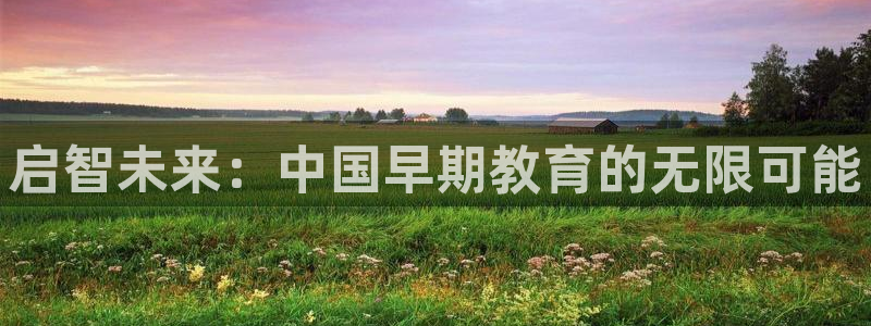 恒行娱乐蜗74ooo5指磁：启智未来：中国早期教育的无限可能