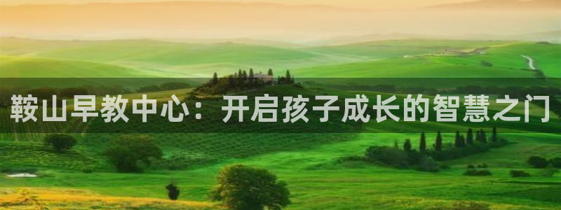 恒行娱乐卫74OOO5：鞍山早教中心：开启孩子成长的智慧之门
