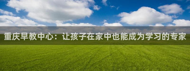 恒行彩票亏5千：重庆早教中心：让孩子在家中也能成为学习的专家