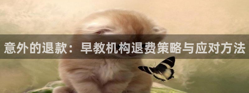 恒行2下74OOO5：意外的退款：早教机构退费策略与应对方法