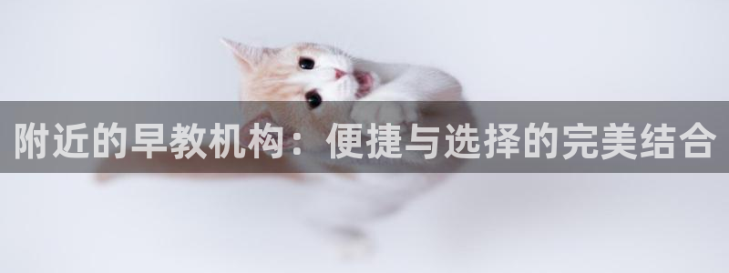 恒行娱乐登录5ll533主管一流：附近的早教机构：便捷与选择的完美结合