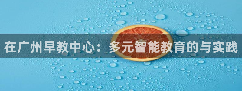恒行2吴74OOO5：在广州早教中心：多元智能教育的与实践