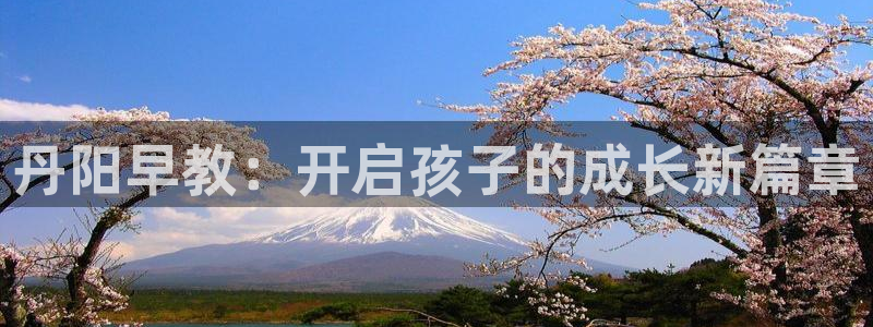 恒行娱乐河沂74ooo5程：丹阳早教：开启孩子的成长新篇章