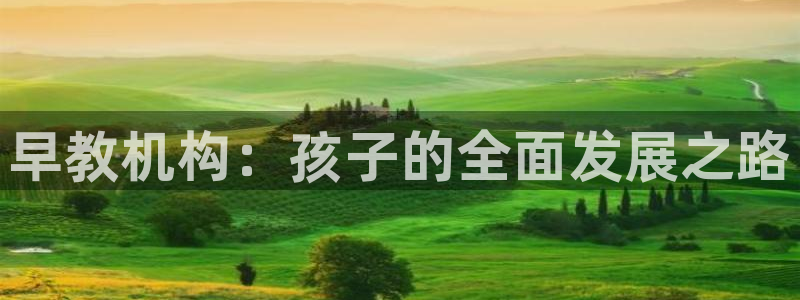 恒行娱乐吴74OOO5：早教机构：孩子的全面发展之路