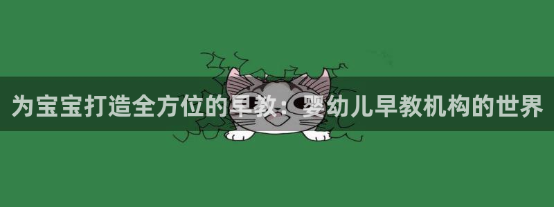 恒行2韩74OOO5:为宝宝打造全方位的早教:婴幼儿早教机构的世界